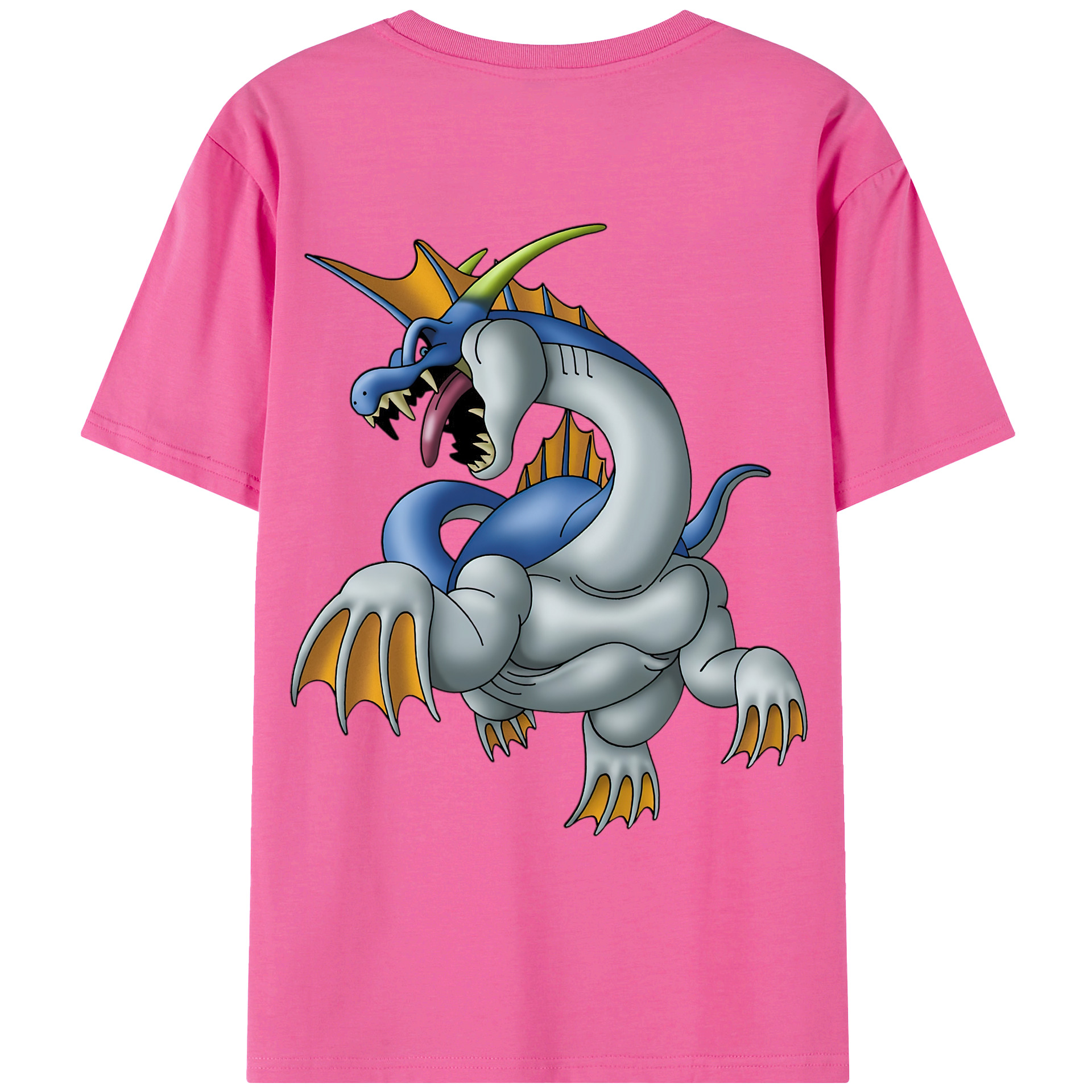 （画像用） ドラゴンクエスト Doragon Kuesuto Dragon Quest レディース半袖Tシャツ(バックプリント)